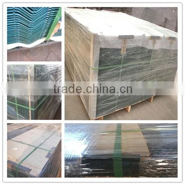 China manufacturer curvy steel metal fence