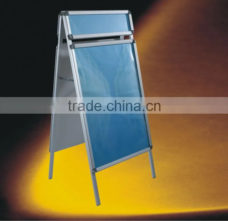 display stand roll up banner poster board with fore head double side for advertising