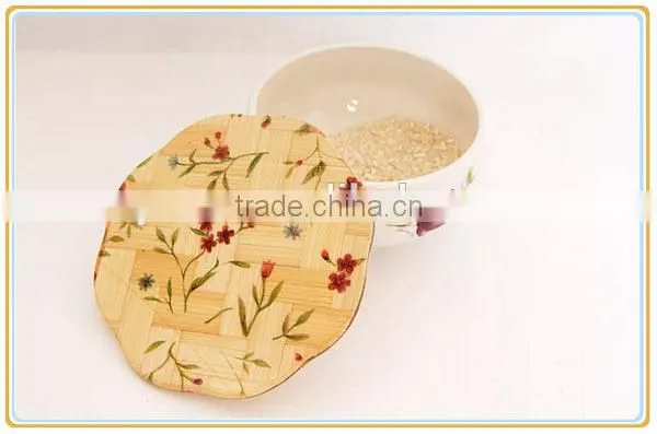 Hot Sale Thermal Shield Bamboo Coaster to Putting Cup