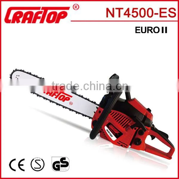 gasoline chain saw 70 / 45 / 660 with chain saw parts