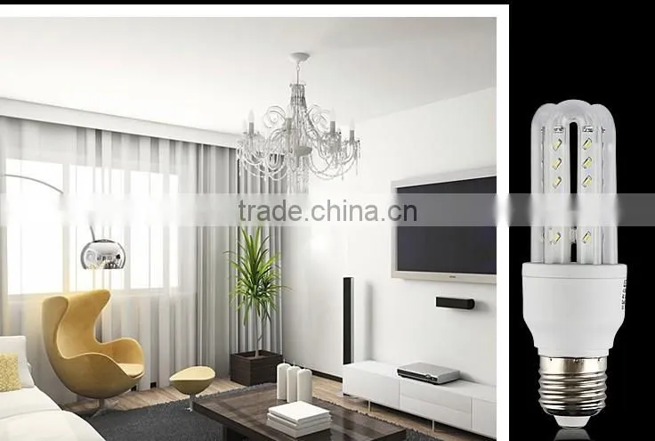 U shape led energy saving light bulb lamp 3w 4w 5w e27 led corn lamp bulb