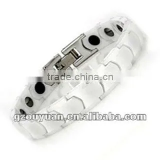 Amazing design simple style white ceramic bracelet
