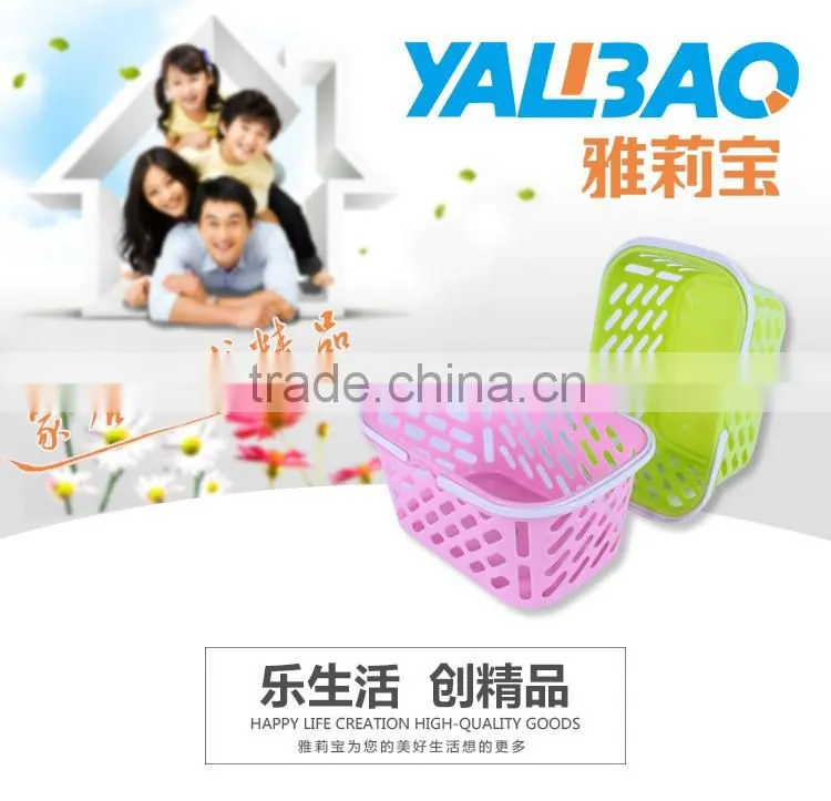 Hot Selling Cheap Plastic Shopping Basket With Handle