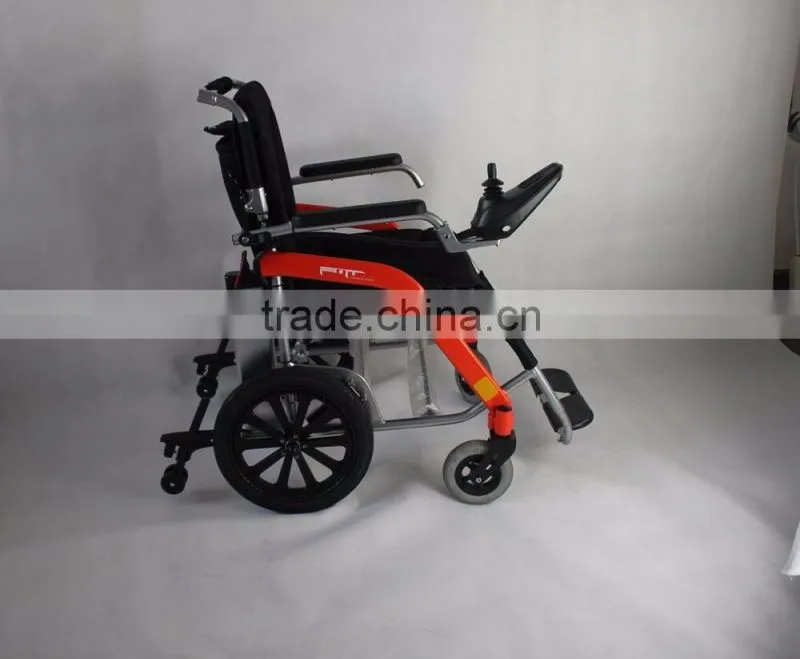 16kg portable rapid folding portable power wheelchair with lithium battery