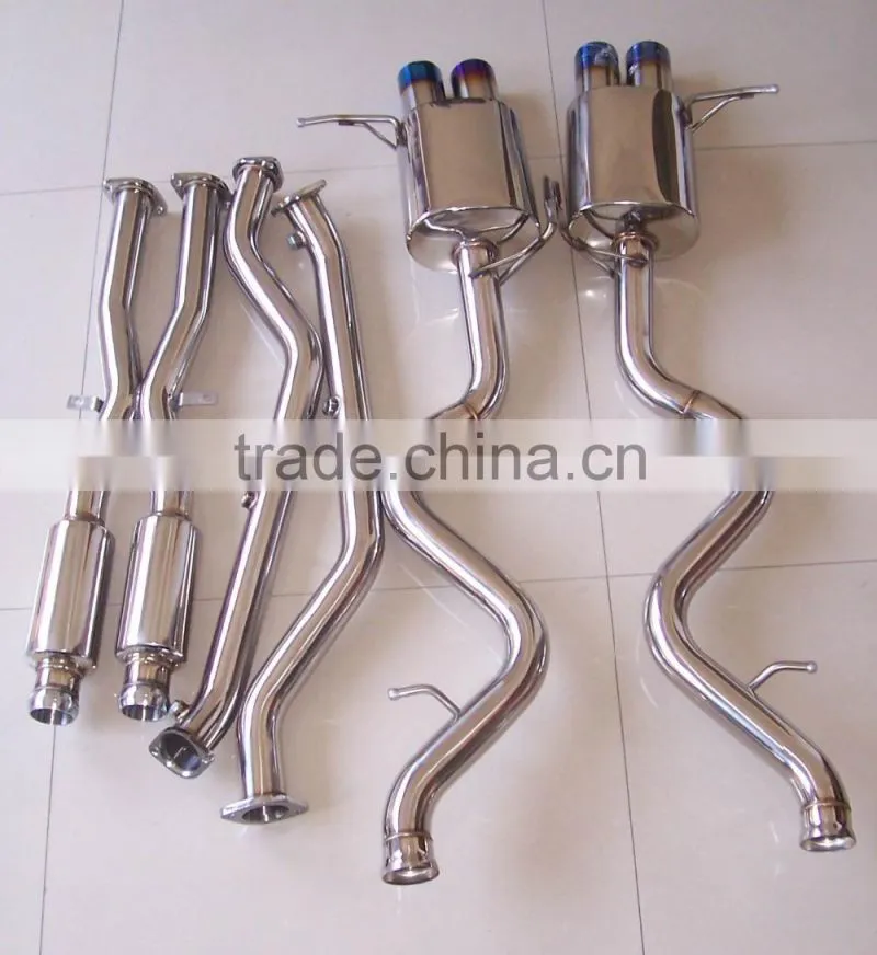 3-SERIES E92 335I COUPE M3 EXHAUST CATBACK with Titanium coating tips