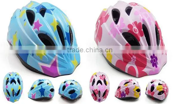 Girls children's child bike helmet COLORFUL bicycle cycle SAFETY