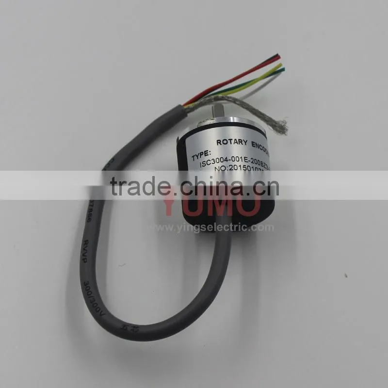 ok YUMO ISC3004 diameter 30mm 200 pulse A B Z phase mini solid shaft price incremental rotary encoder