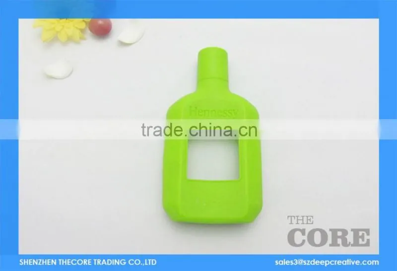 new hot selling promotional gift silicone silicone wine bottle sleeve bath clean tool sleeve