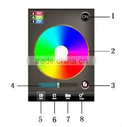 NEW RGB LED WiFi Controller with Android or IOS system RF Remote Controller