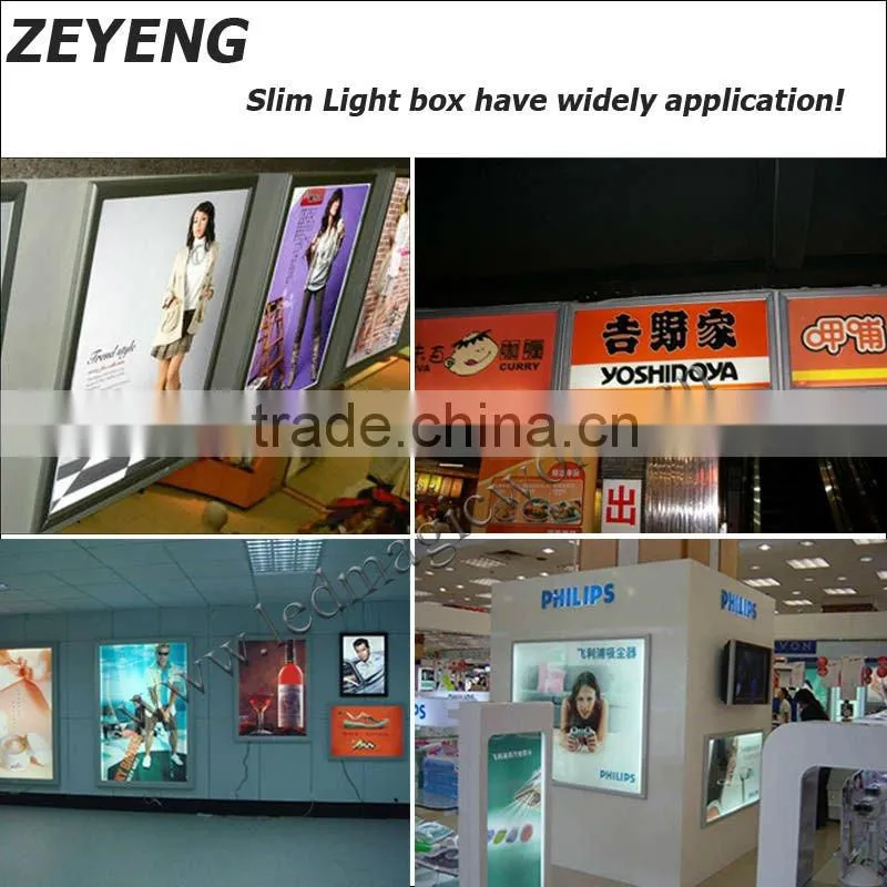 Acrylic sheet LED Display Board Light Frame