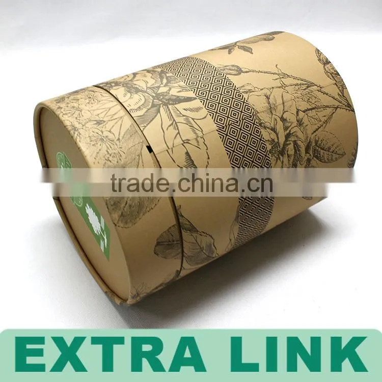 Alibaba China Supplier Trade Assurance Cylinder Shaped Paper Flower Box