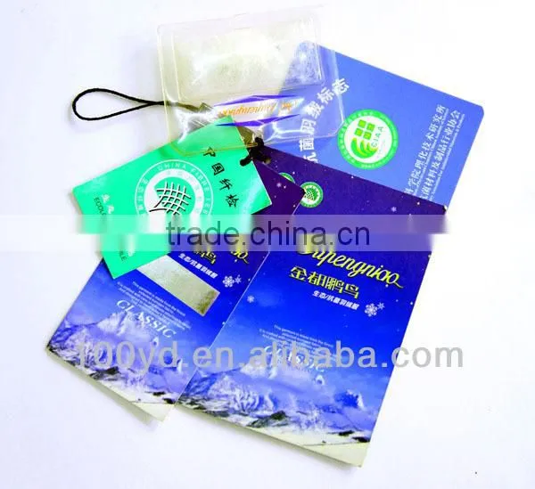 plastic garment hang tags