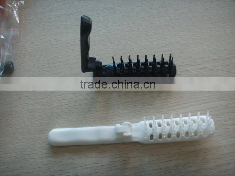 Professional design Folded Hair Comb On Hot Sale For Hotel Or Travel