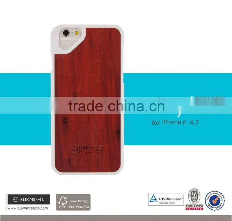 Bamboo Wood Back Cover For iPhone 6 ,For iPhone 6 back case real wooden material luxury new arrival phone covers