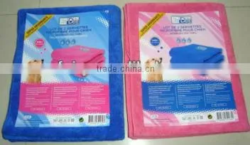 high water absorbent microfiber pet towel paw logo