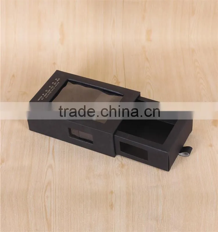 Custom Printing paper packaging box with clear window