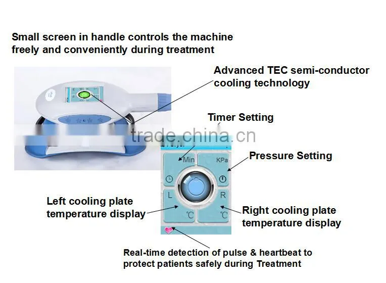 Popular!! Professional rf cavitation weight loss machine cryotherapy fat freezing