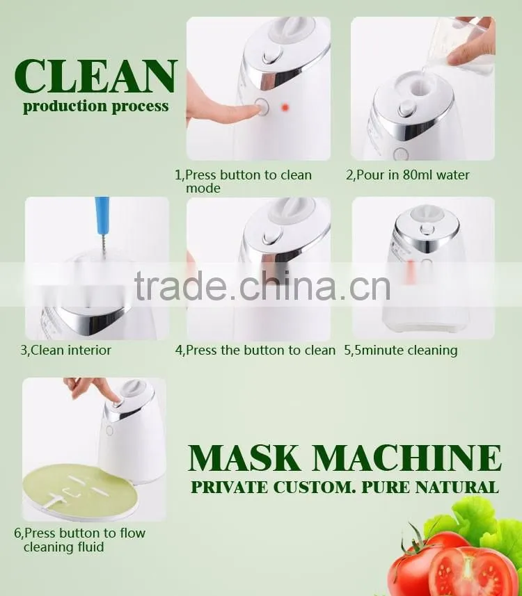 New products pure natural smart DIY mask maker vegetable fruit facial mask making machine