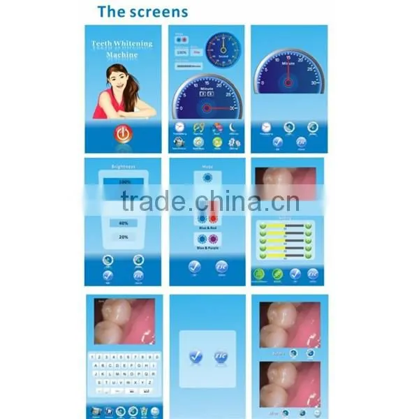 Dental Beauty LED Teeth Whitening System Bleaching Lamp&Camera