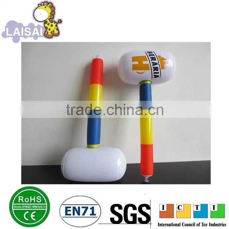 Stock Promotional Inflatable hammer plastic hammer PVC Inflatable Hammer Toys