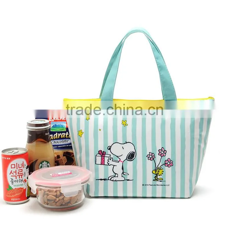 2015 promotional polyester cooler bag/insulated frozen lunch bag