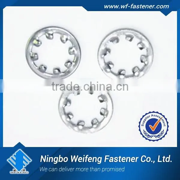 Toothed Lock Washer DIN6797 Stainless Steel 316/316L, Natural Color best quality washer