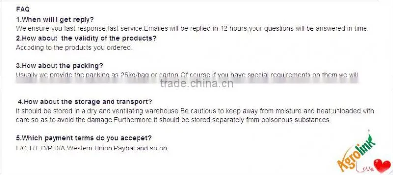 Agrolink High Quality Calcium Ammonium Granular Foliar Fertilizer with CIQ/SGS