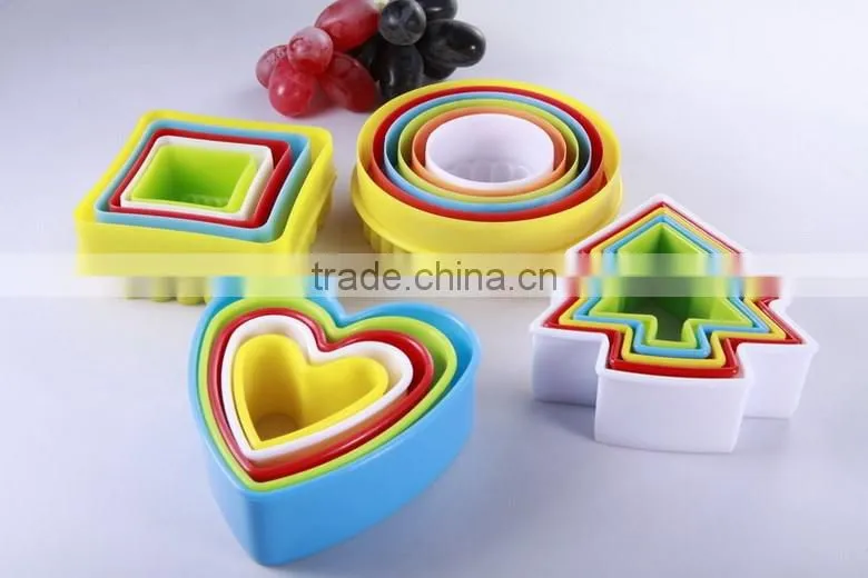 number plastic cookie cutters transparent sugar paste mold