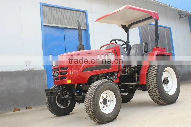 LZ304 30HP 4WD small farm tractor with rops, sunshade, shuttle gear shift, muti-way valve, front and rear ballast.