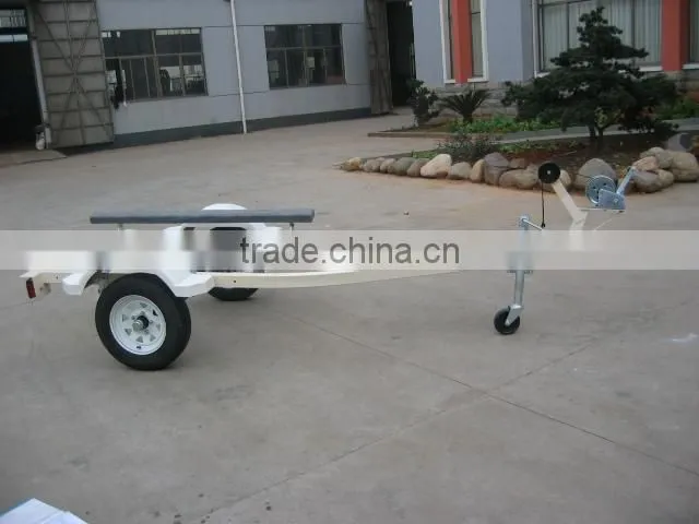 hot dip galvanized rail motorcycle trailer