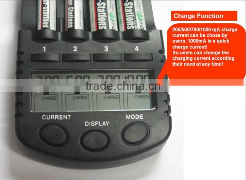 LCD car mobile charger