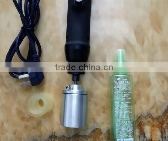 Easy operating electric manual dropper top cap capper sealing machine