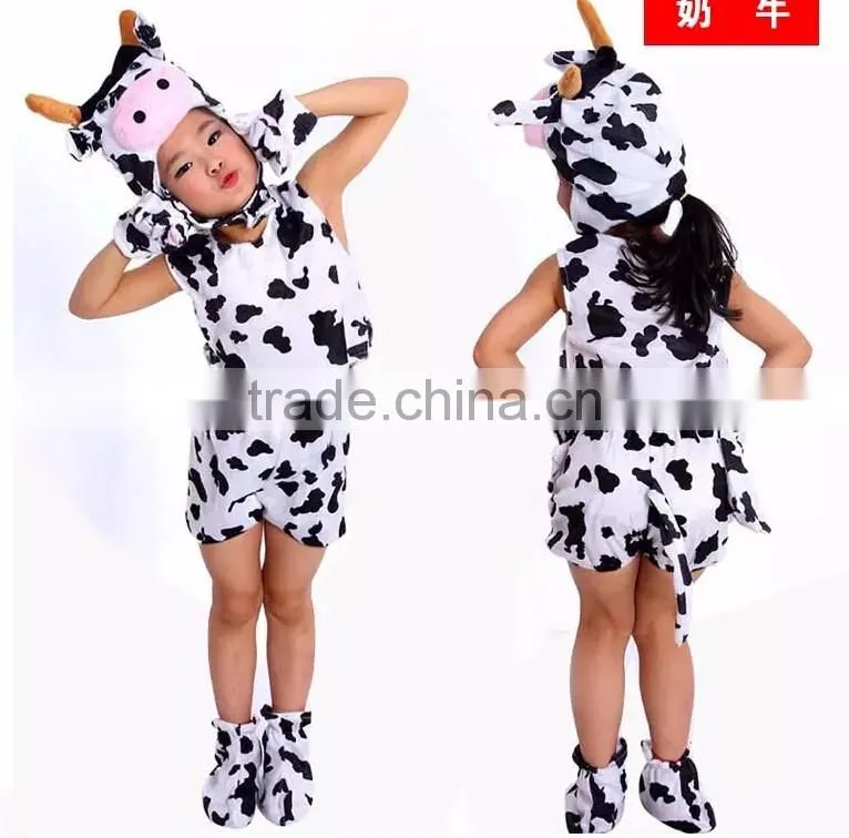 Performance Dress Up Sleeveless Kids Tiger Animal Costumes