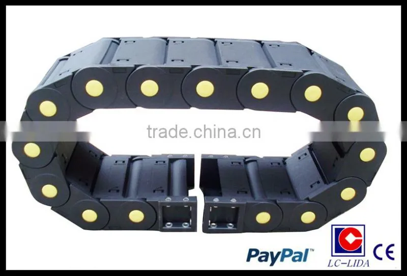 bridge type & fully enclosed Type and Plastic Material drag chain