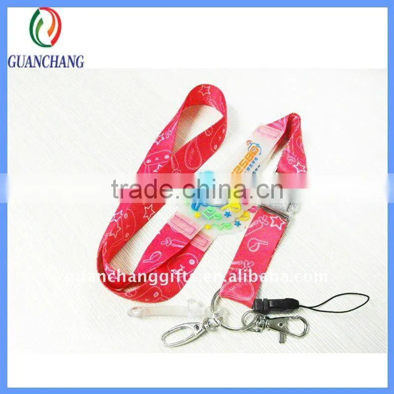 lanyard attachment clip Cord Plain Lanyards with Swivel Hooks