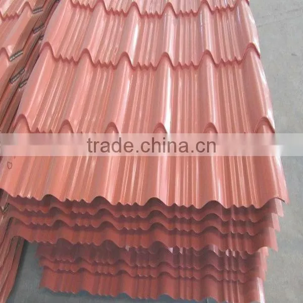 color coated corrugated steel sheet