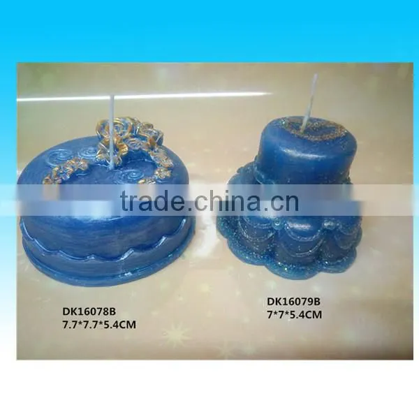 blue transparent granulated decorative candle wax for sale