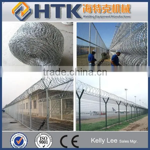 Hot sale! Full Automatic Operation One Strip Razor Barbed Wire Machine(direct factory price)