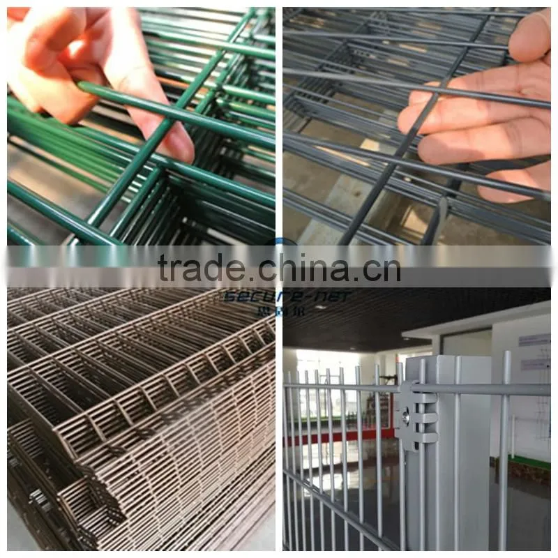 garden fencing galvanized metal 3D curved fence