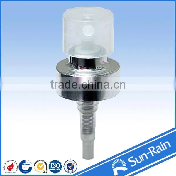 ISO9001 perfume spray pump for glass bottle 20/400