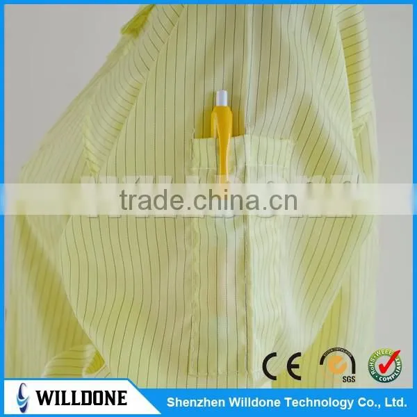 New design fashion Cleanroom ESD Smock Antistatic Clothes cleanroom
