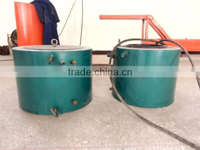 YDC feed-through prestressing concrete hydraulic stressing jack