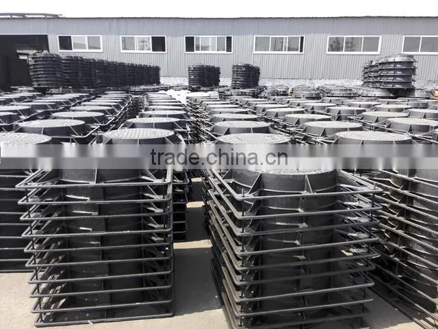 asphalt painted BS EN124 catch basin grates