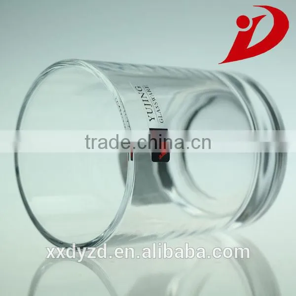 Personalized customized logo glass gift mug