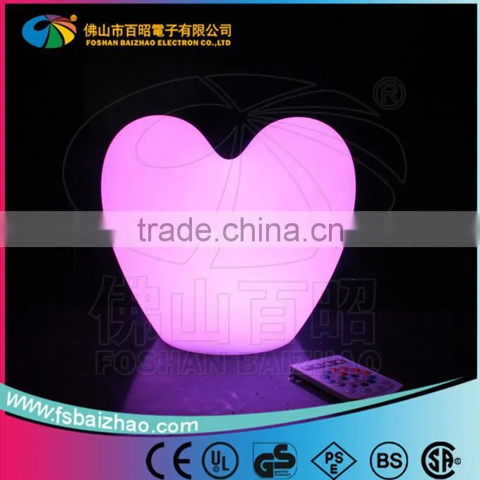 LED color changing hollidays decoration LED heart light
