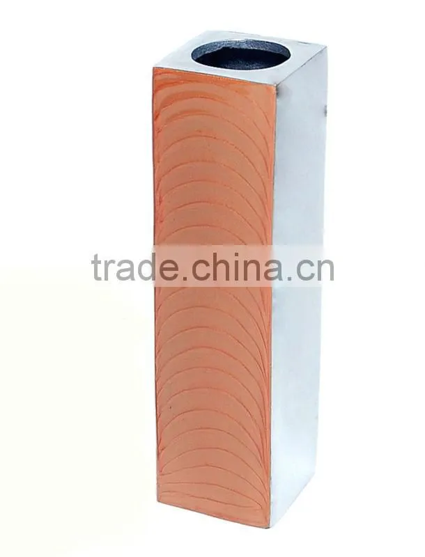 Home decoration metal craft gift item aluminum vase