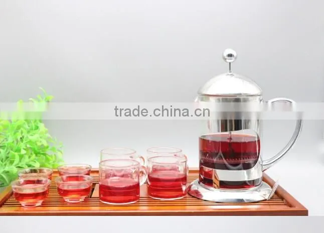 Stainless steel frame coffee plunger stainless steel frame french press coffee