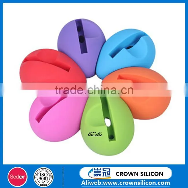 Promotional Custom Logo Silicone Phone Amplifier Speaker Stand for iPhone