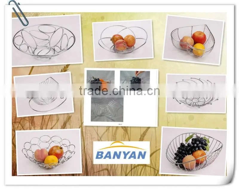 2016 Banana Board Shape Fruit And Vegetable Metal Wire Fruit Rack
