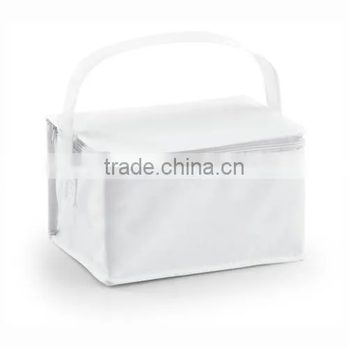 6 cans non-woven foldable cooler bag with handle for promtional